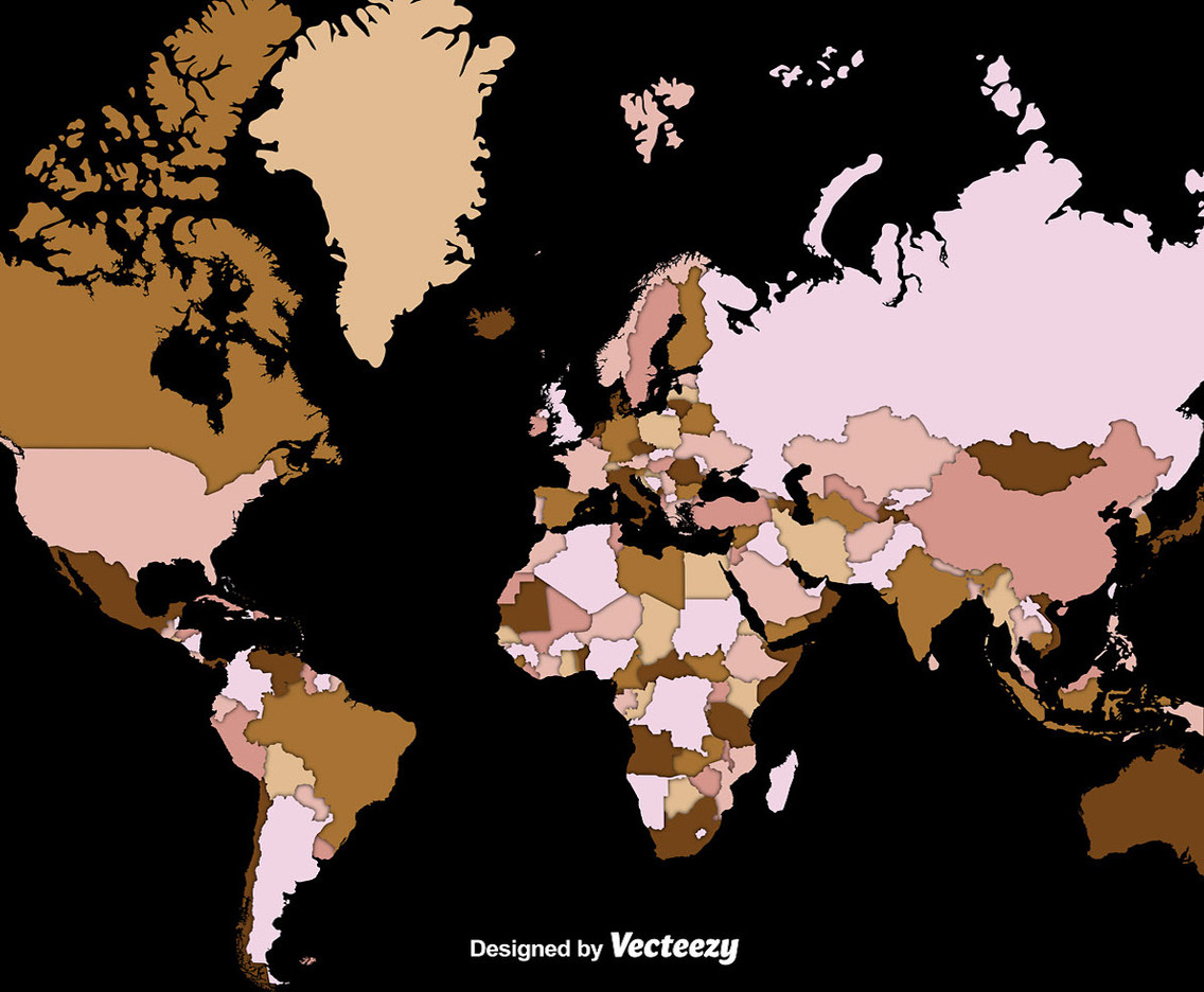Vector High Detail World Map