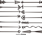 Vector Hand Drawn Arrows Set