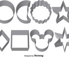 Set Of Vector Cookie Cutters