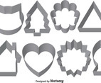 Set Of Vector Cookie Cutters