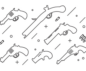 Free gun shape - Vector Art