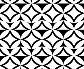 Free Vector Black and White Pattern Background