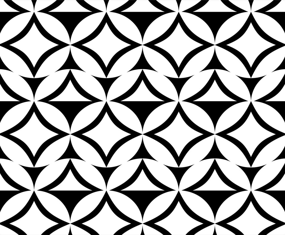 Free Vector Black and White Pattern Background