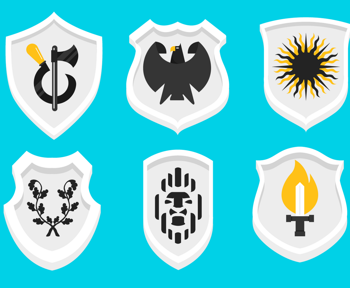 Wappen Shield Shape Vectors