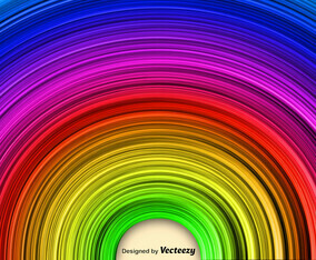 Abstract Rainbow Vector Background