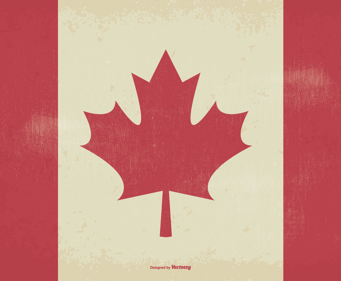 Old Style Canada Flag