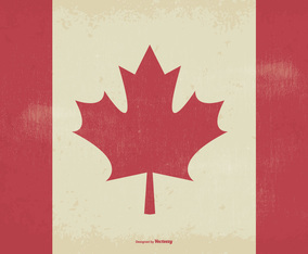 Old Style Canada Flag