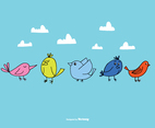 Hand Drawn Bird Vectors