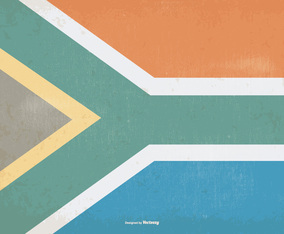 Vintage Flag of South Africa