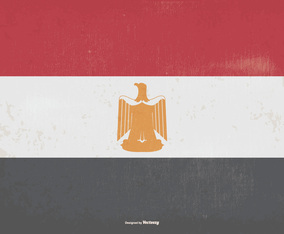 Vintage Flag of Egypt
