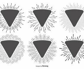 Vintage Sunburst Labels