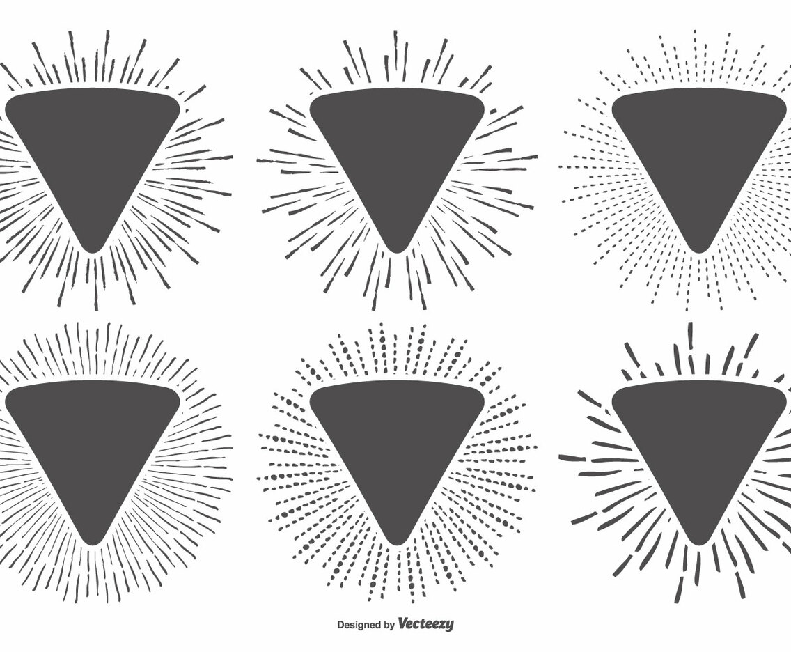 Vintage Sunburst Labels