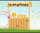 Vector Illustration of Lemonade Stand
