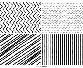 Hand Drawn Style Seamless Patterns