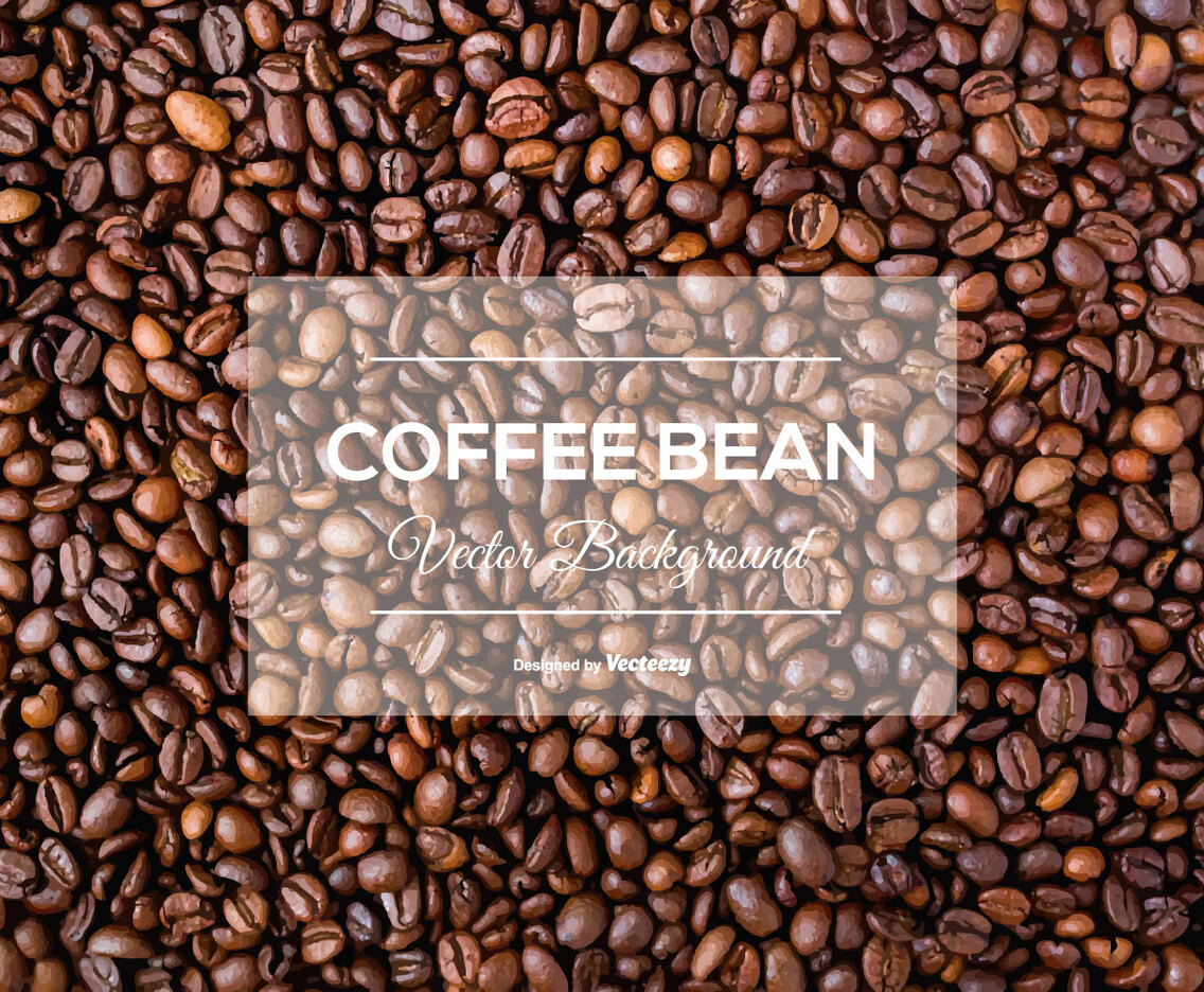 Coffee Bean Background Texture