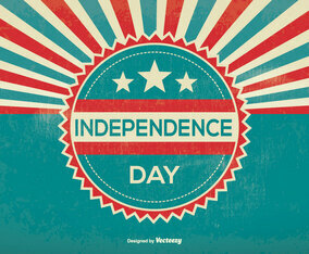 Retro Independence Day Illustration