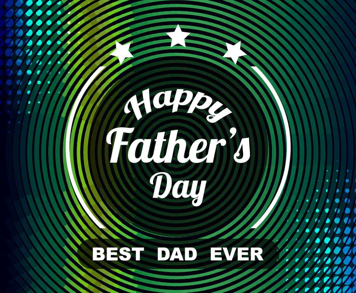 Free Vector Colorful Father's Day Celebration Background