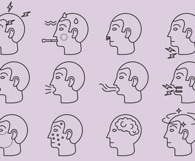 Diseases And Affliction Icons