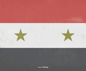 Vintage Flag of Siria