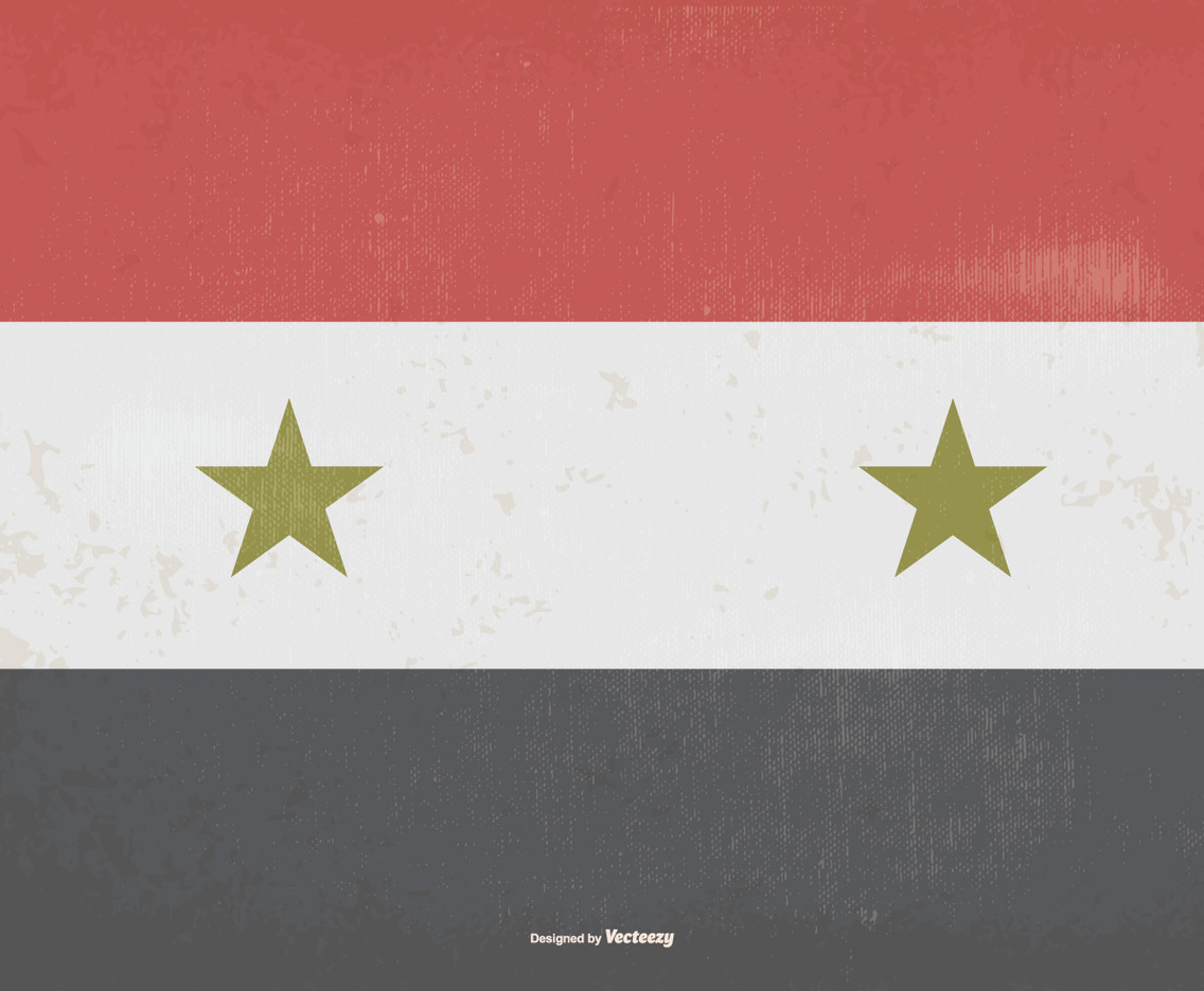 Vintage Flag of Siria
