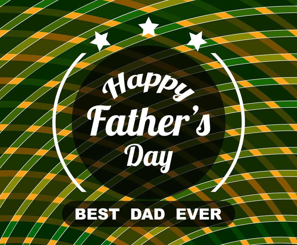 Free Vector Modern Colorful Father's Day Background