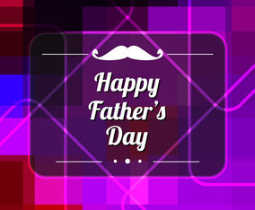 Free Vector Colorful Father's Day Background