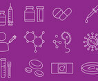 Disease And Virus Icons
