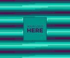 Free Vector Teal Logo Background