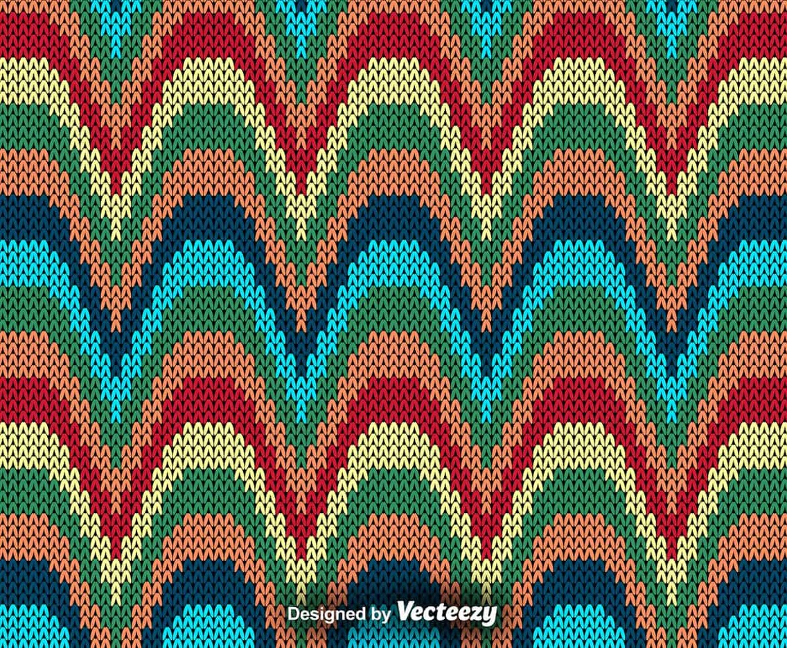 Knit Texture, Vector pattern