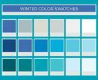 Free Winter Vector Color Swatches