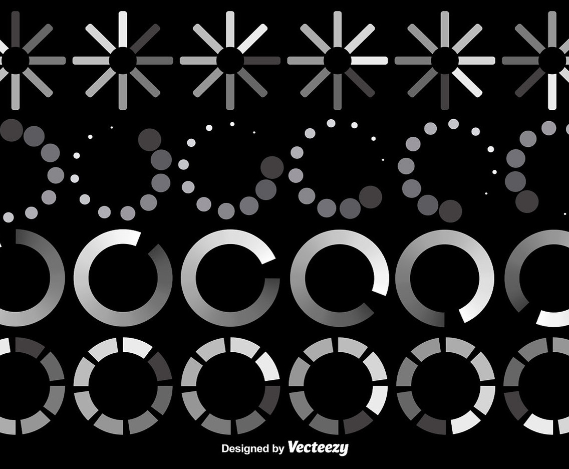 Vector Set Of Preloader Icons