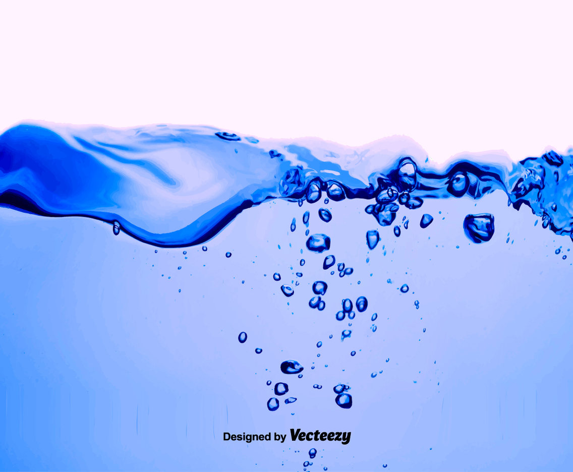 Vector Water Blue Background
