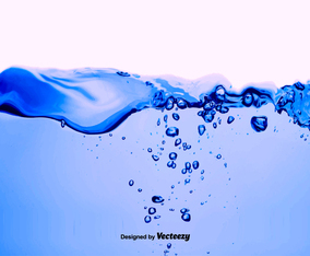 Vector Water Blue Background