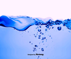 Vector Water Blue Background