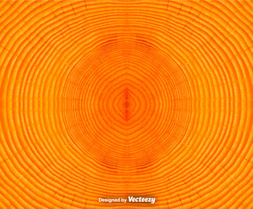 Tree Rings Background  Vector Tree Trunk Background