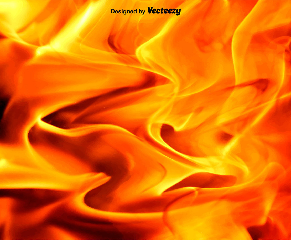 Vector Background Fire And Flames