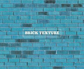 Free Vector Blue Brick Texture