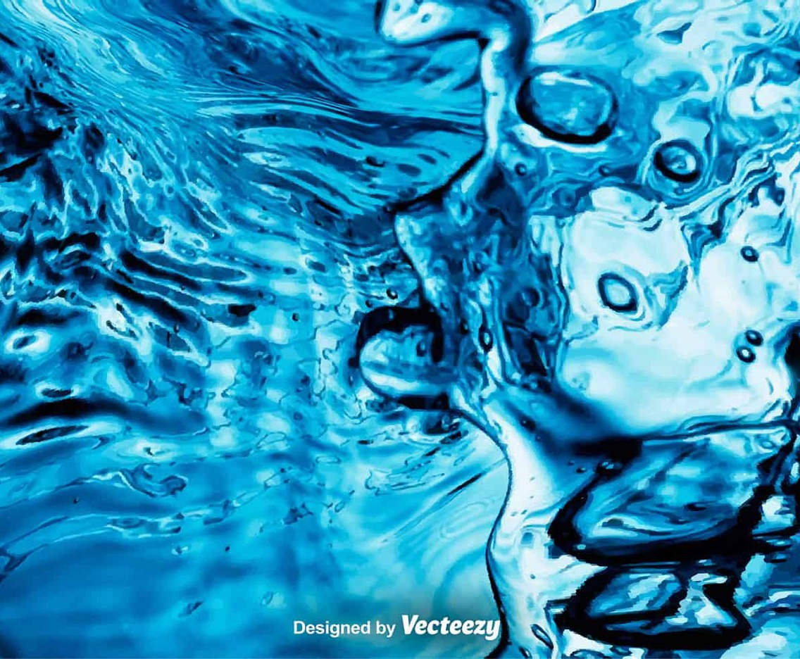 Vector Realistic Water Background