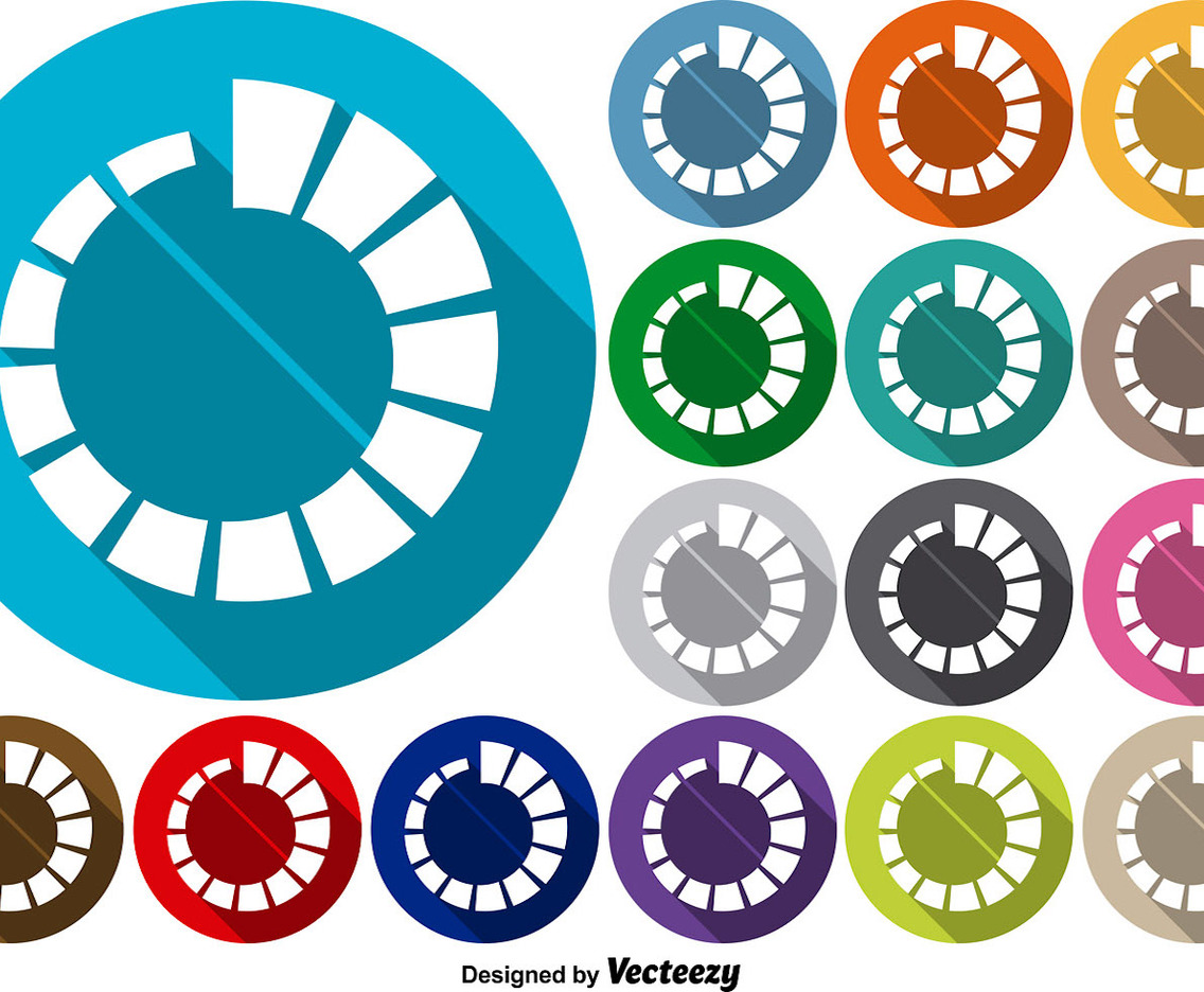 Vector Set Of Preloader Icons