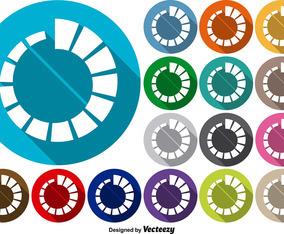 Vector Set Of Preloader Icons