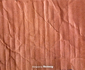 Vector Crumpled Cardboard Texture