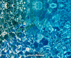 Vector Realistic Water Vector Background
