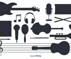 Vector Music Instrument Set