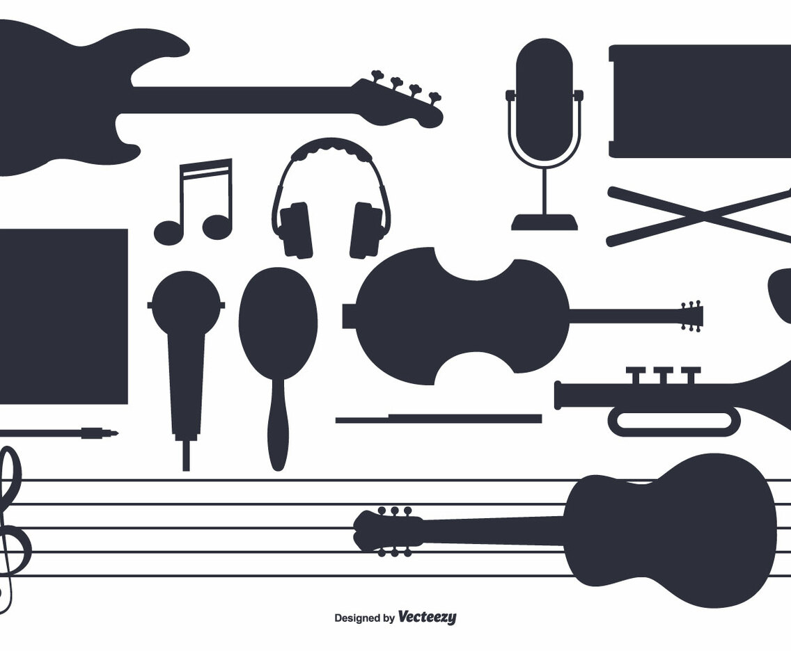 Vector Music Instrument Set