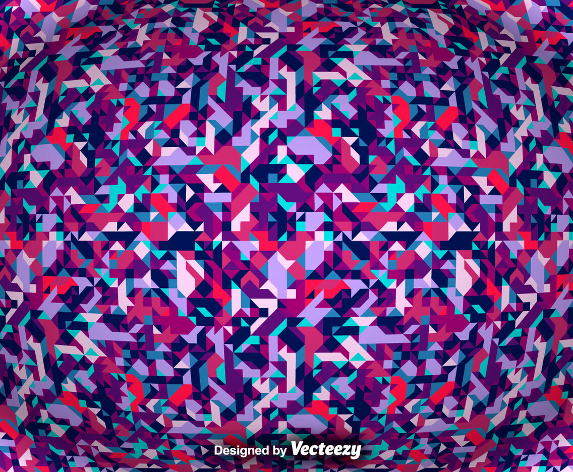 Vector Abstract Background With Geometric Shapes