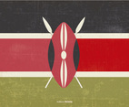 Vintage Flag of Kenya