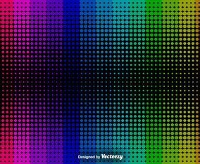 Abstract Halftone Background - Vector Background