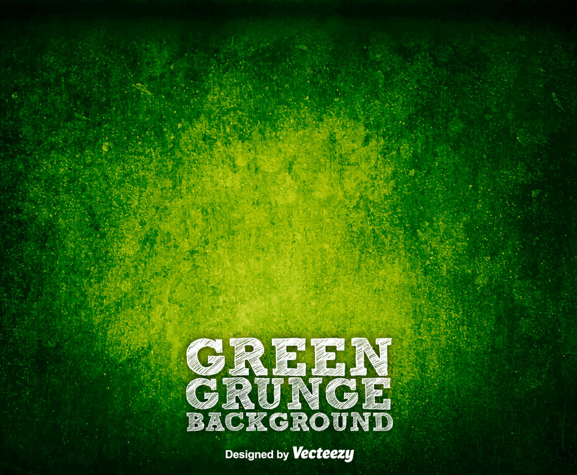 Green Grunge BackgroundVector Rusty Texture