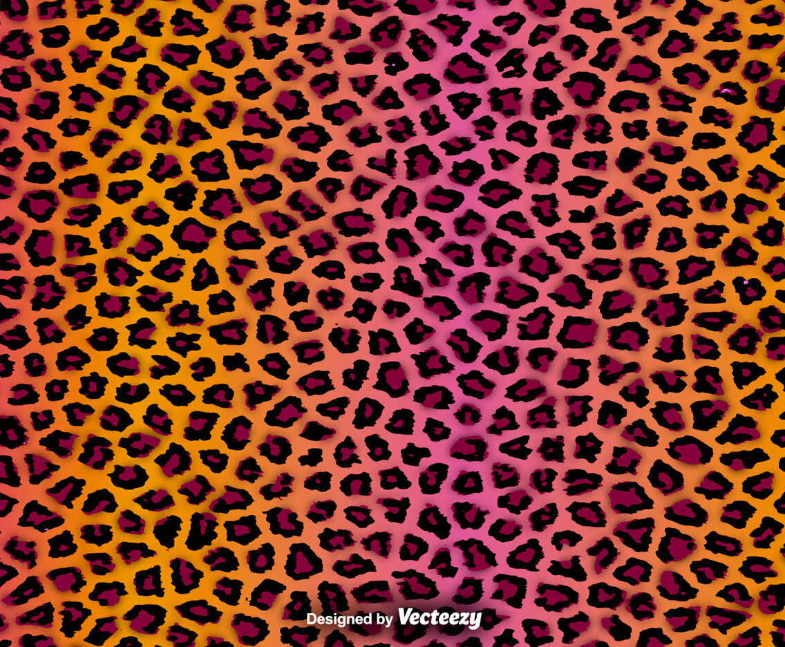 Cheetah Skin Vector Texture Background