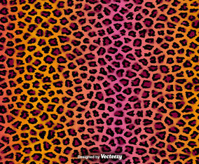 Cheetah Skin Vector Texture Background